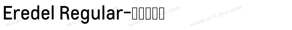 Eredel Regular字体转换